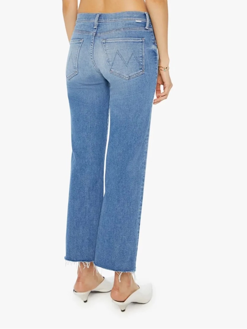 MOTHER - Mid Rise Rambler Zip Ankle Fray in Enjoy the Ride Size 27 - Picture 3 of 11